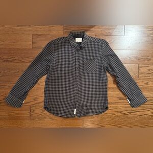 rag & bone Gray Checkered Casual Shirt